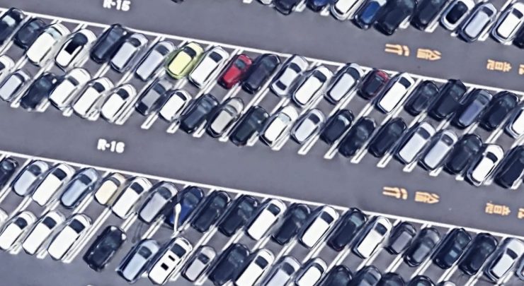 なぜtdrの駐車場は 斜めに駐車するの
